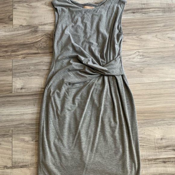Philosophy Dresses & Skirts - Philosophy Small Grey Twist Front Tank Dress